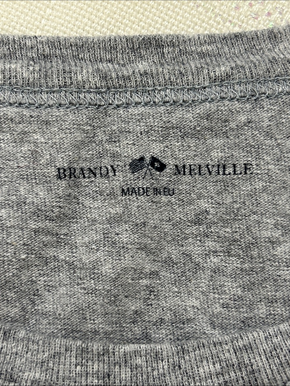 Brandy Melville Taupe Lace Cami image 6